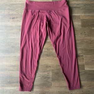 Lola Getts Burgundy Leggings